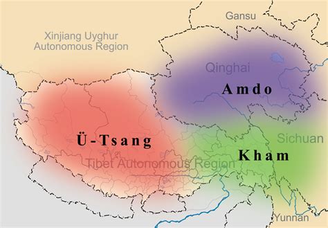 藏族有哪些地區，且藏族在不同地区的生活方式有何异同？